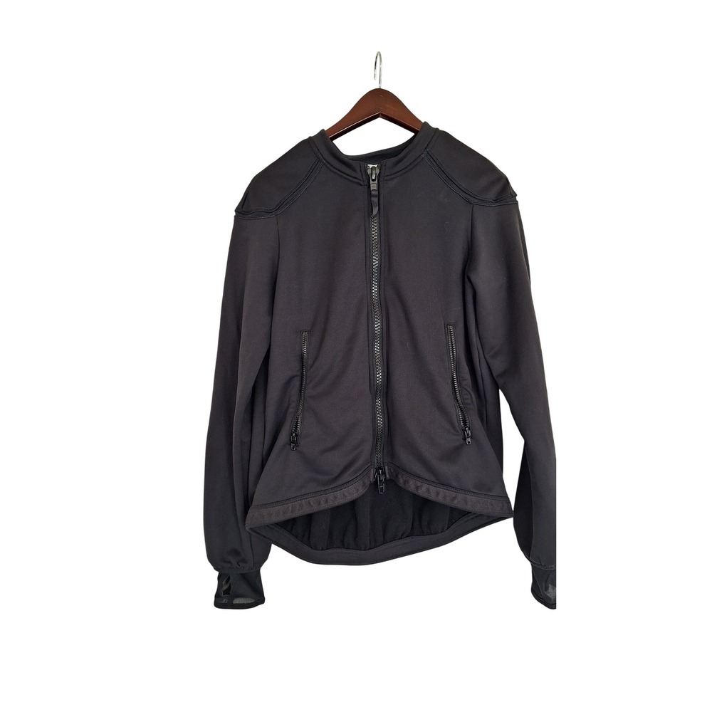 Adidas sweatshirt womens 40 /M -L Black Stella McCartney Bomber